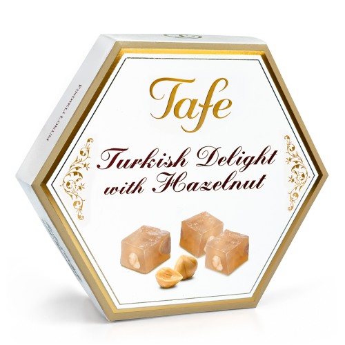 Altıgen Kutu Fındıklı Lokum 180g Altıgen Kutu Fındıklı Lokum 180g
