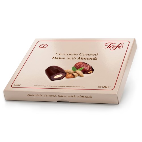 Çikolata Kaplı Bademli Hurma 120g Çikolata Kaplı Bademli Hurma 120g